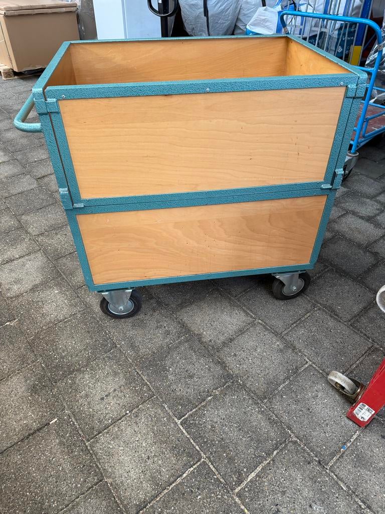 Stevige Fetra transportkar bakwagen kistwagen wandwagen, 100 liter of meer, Ophalen, Gebruikt, Transportkar