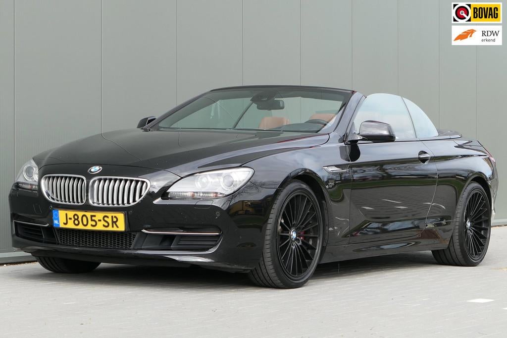 BMW 6-serie Cabrio 650i High Executive HUD Memory Stoelverko, Auto's, Automaat, Euro 5, Achterwielaandrijving, Gebruikt
