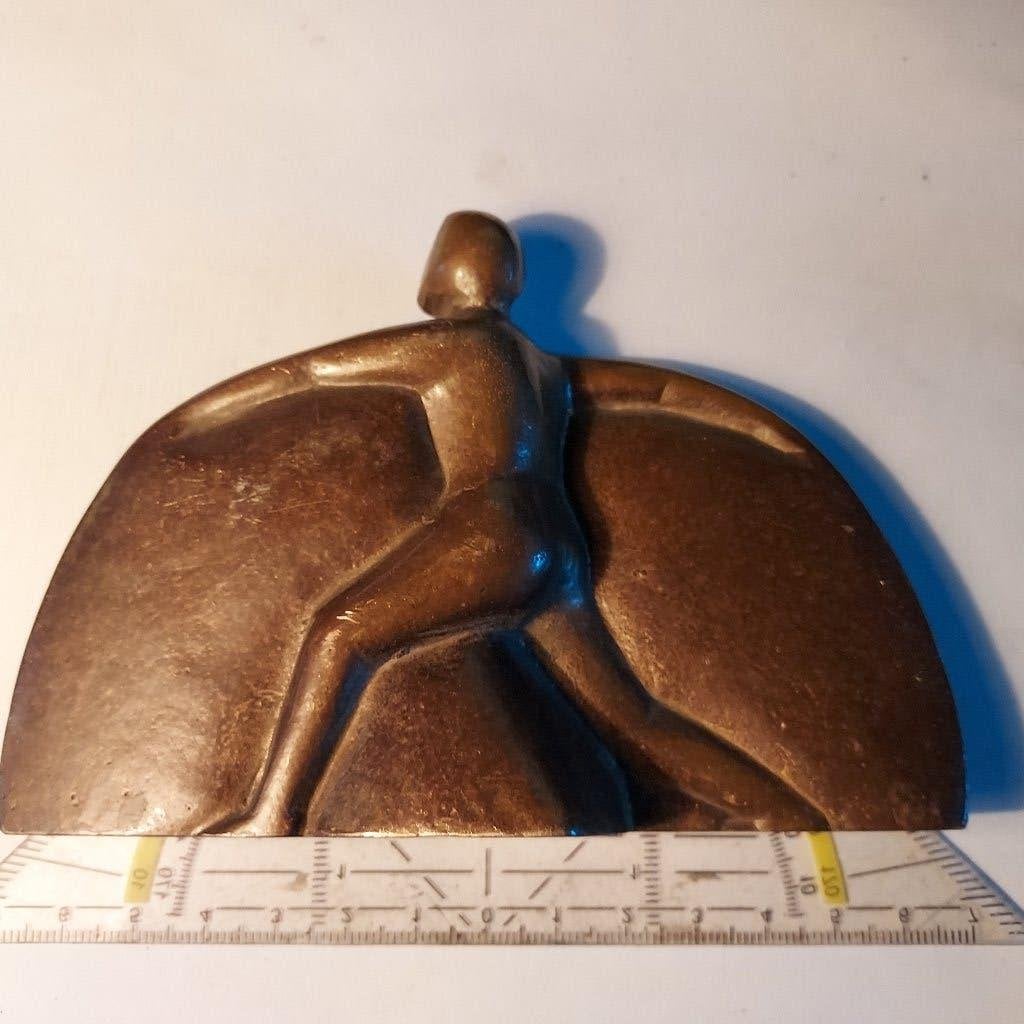 Bronzen figuur ´80 no.41 van 250, Ophalen of Verzenden, Brons