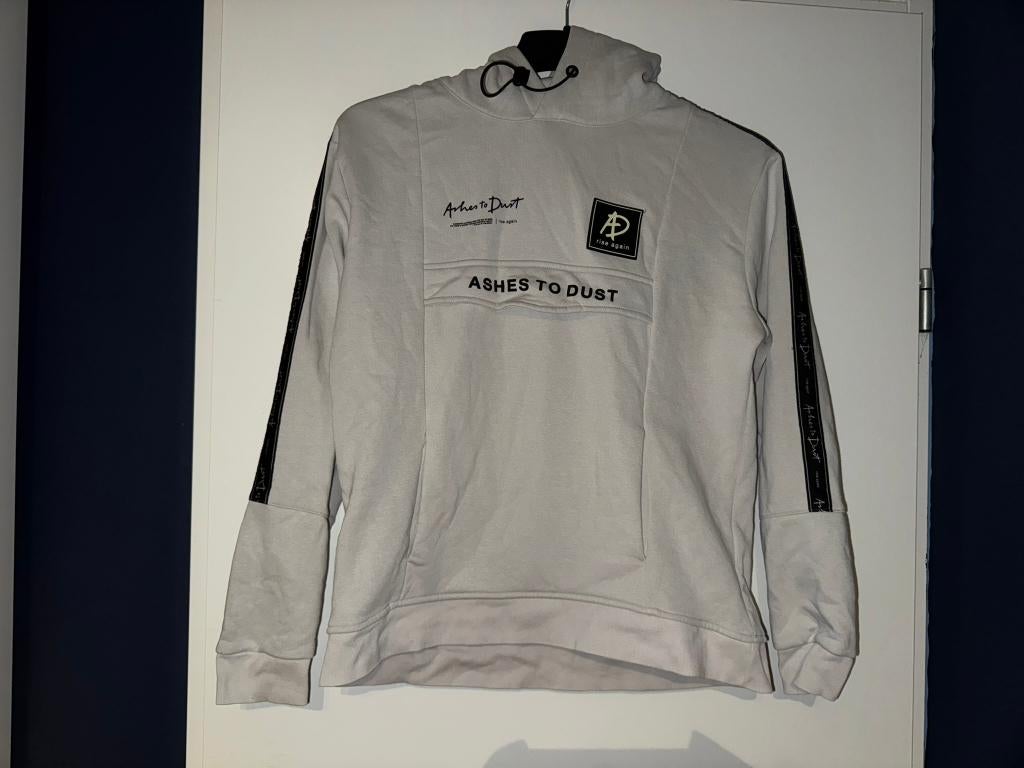 Ashes to dust L hoodie trui sweater beige grijs, Maat 52/54 (L), Verzenden, Beige, Ashes to dust