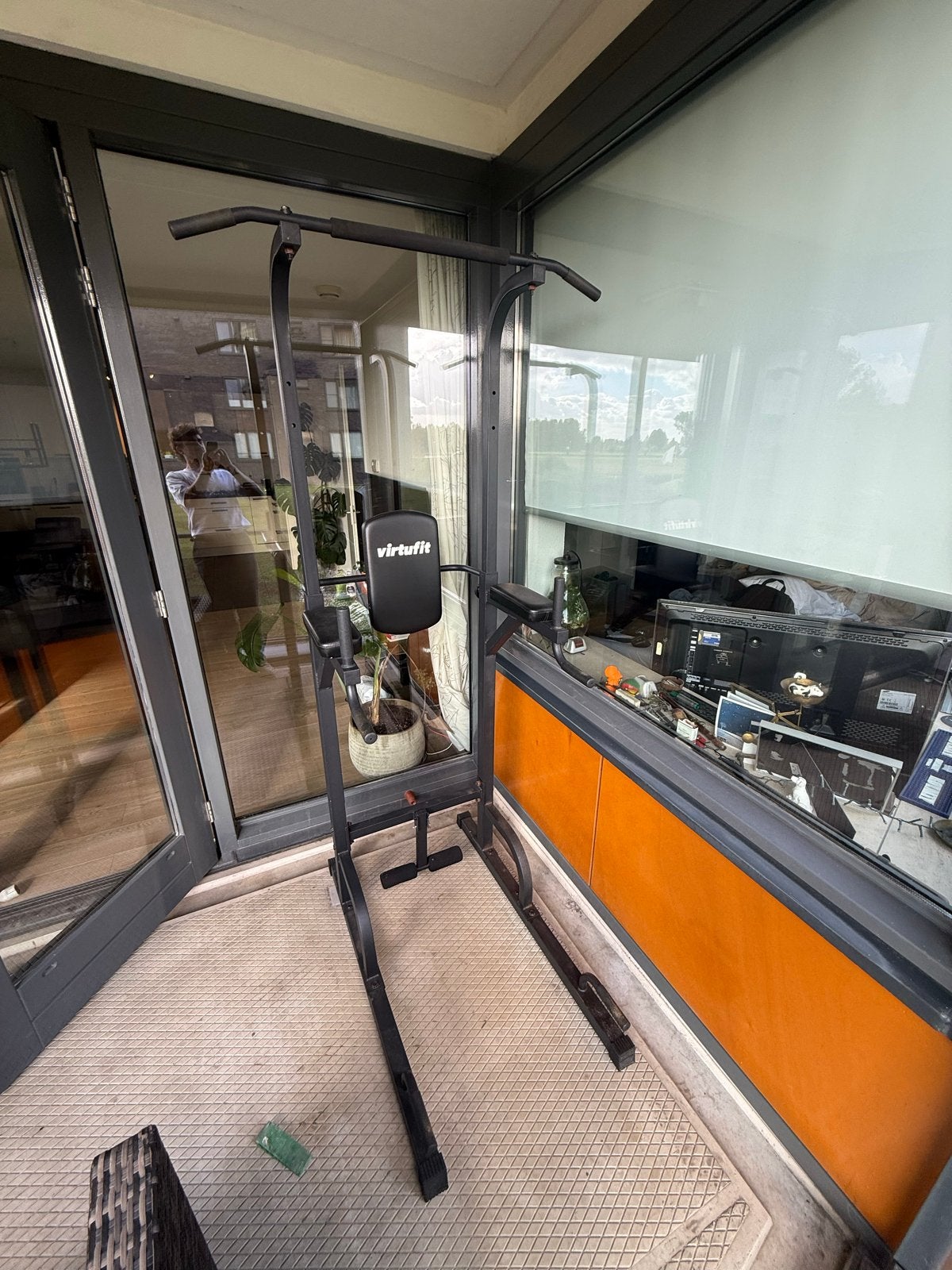 VirtuFit Power Tower - Oprekstang en Dipstation, Ophalen, Gebruikt, Armen, Oprekstang