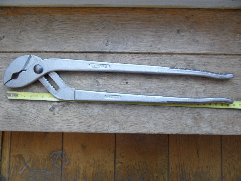 Gedore 145-15 super grote waterpomptang, Doe-het-zelf en Verbouw, Gereedschap | Handgereedschap, Ophalen of Verzenden, Gebruikt