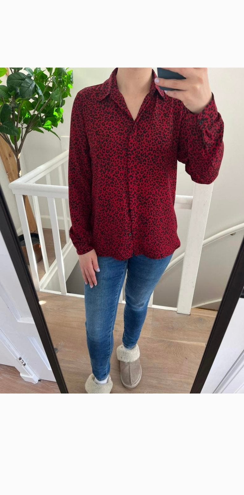 Rode blouse Costes maat S / 36, Ophalen of Verzenden, Zo goed als nieuw, Costes, Maat 36 (S)