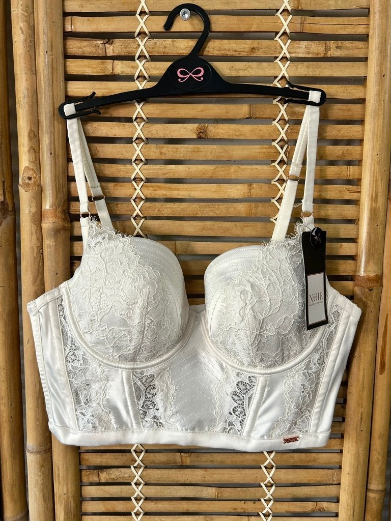Hunkemöller Noir Collection Erika Bh Wit - 75B, Hunkemöller, Ophalen of Verzenden, Wit, BH