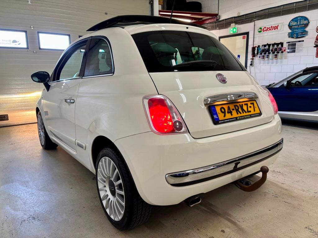 Fiat 500 0.9 TwinAir Lounge|Elek.Panodak|Clima|Leer|16inch|A, Euro 5, 86 pk, Gebruikt, 31 €/maand