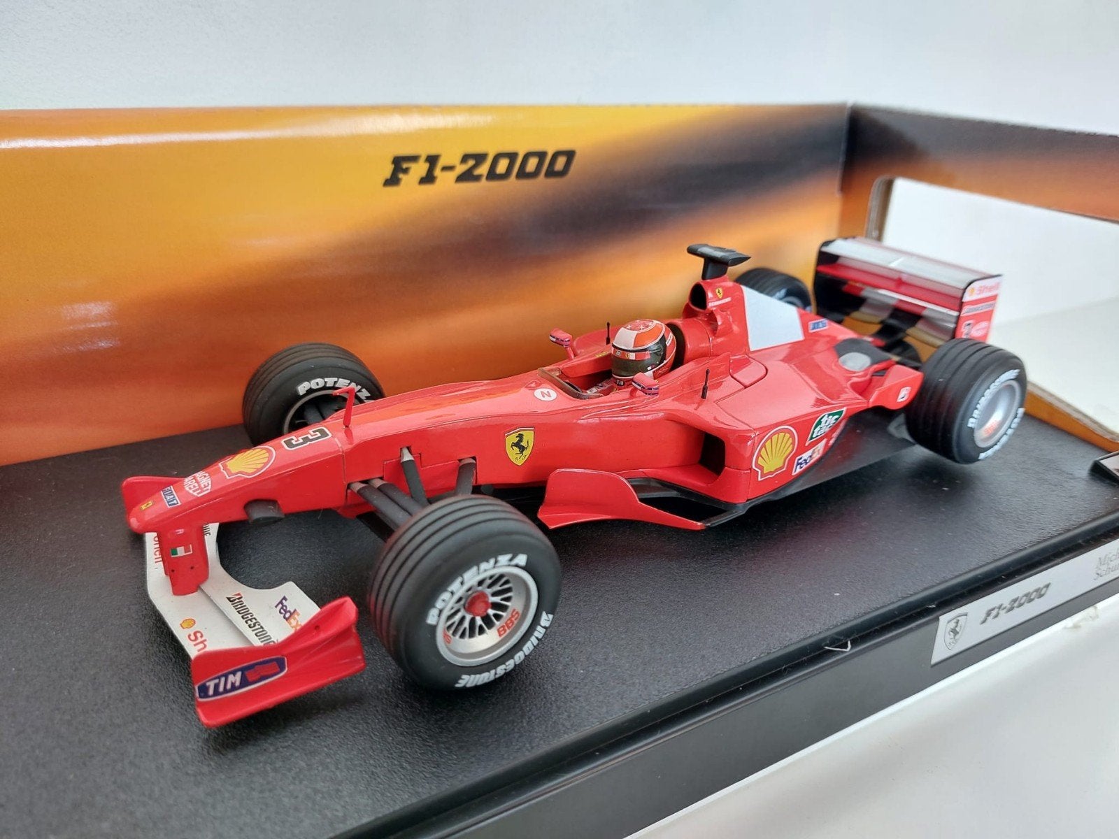 Ferrari F-2000 Michael Schumacher, Ophalen of Verzenden, Zo goed als nieuw, Auto, Hot Wheels