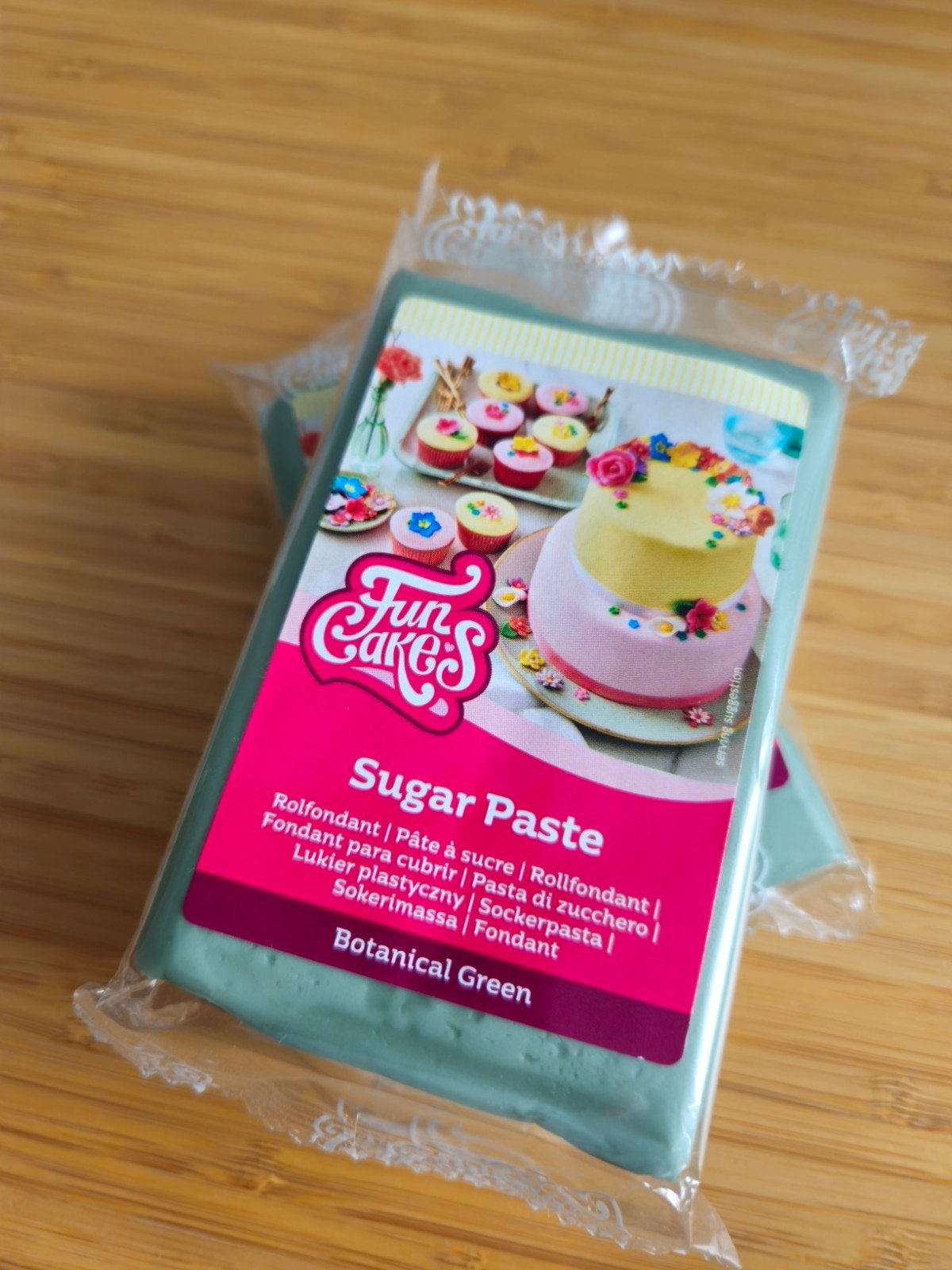 2x 250g FunCakes Fondant Botanical Green / Salie, Ophalen, Nieuw
