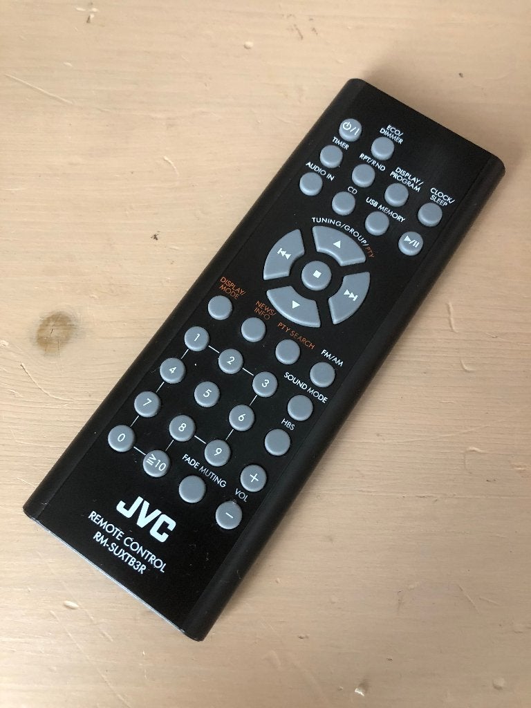 afstandsbediening JVC RM-SUXTB3R, Ophalen of Verzenden, Zo goed als nieuw, Origineel
