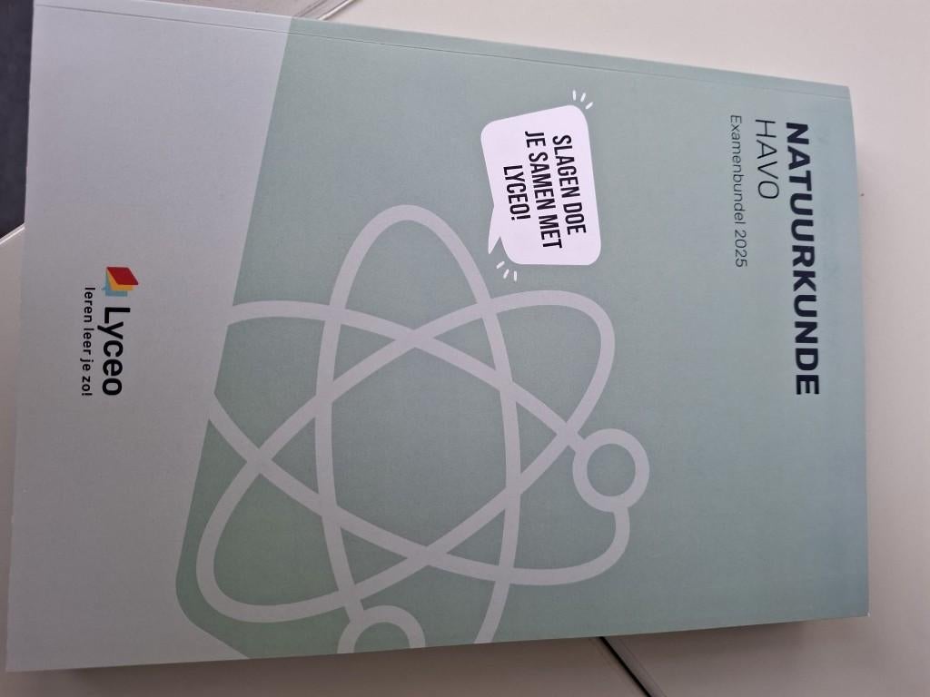 Lyceo  examenbundel HAVO WisA/nat/scheik/biologie, Lyceo, Nieuw, Ophalen of Verzenden, Beta