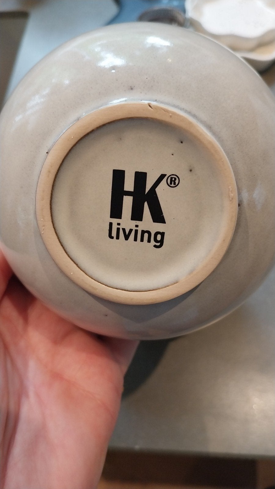 HKliving schaal - Keramiek - Zo goed als nieuw, Porselein of Keramiek, Schaal, Rond, Ophalen of Verzenden