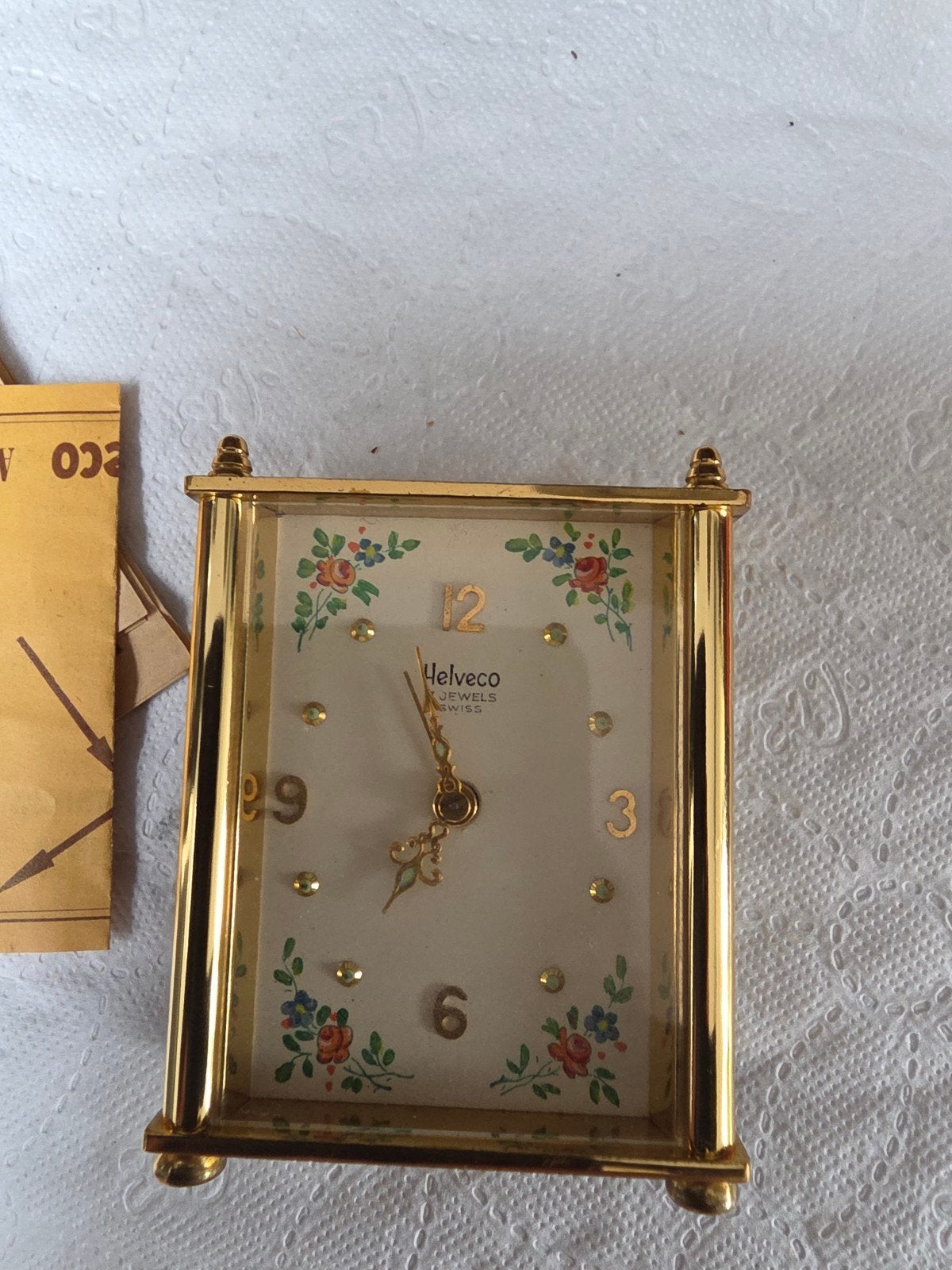 Vintage Helveco Muziekklok - Zwitsers Made, Antiek en Kunst, Antiek | Klokken, Ophalen of Verzenden
