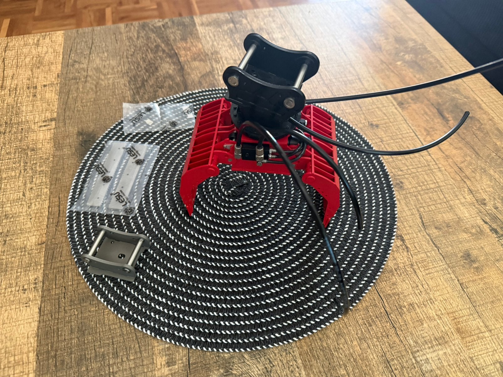 Hydraulische sorteergrijper voor Lesu RC kranen 1/14, Ophalen of Verzenden, Nieuw, Schaal 1:14, Onderdeel