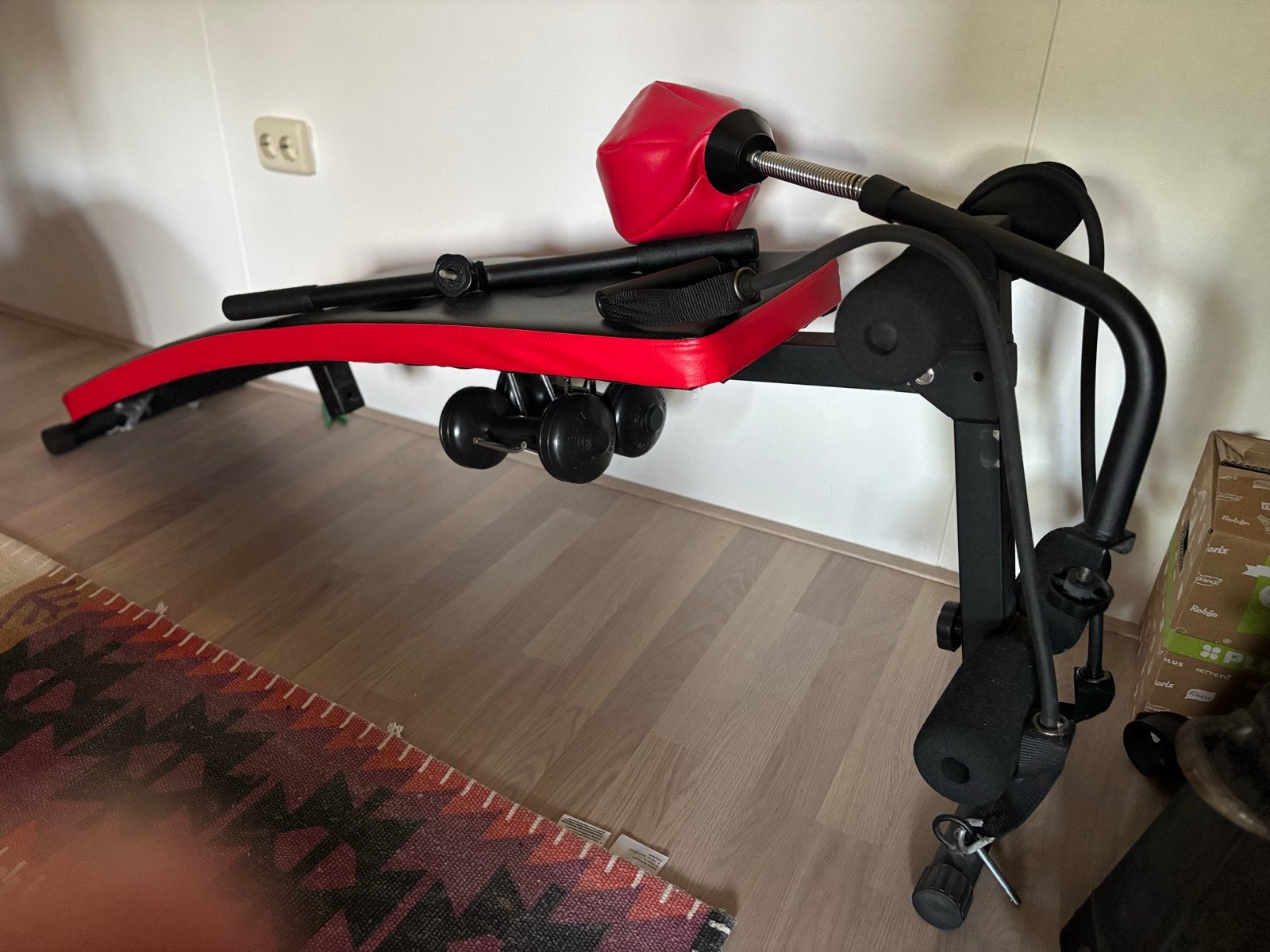 NOG ALS NIEUW Gorilla Sports Fitnessbank / Buikspierbank, Ophalen, Gebruikt, Overige typen, Buik
