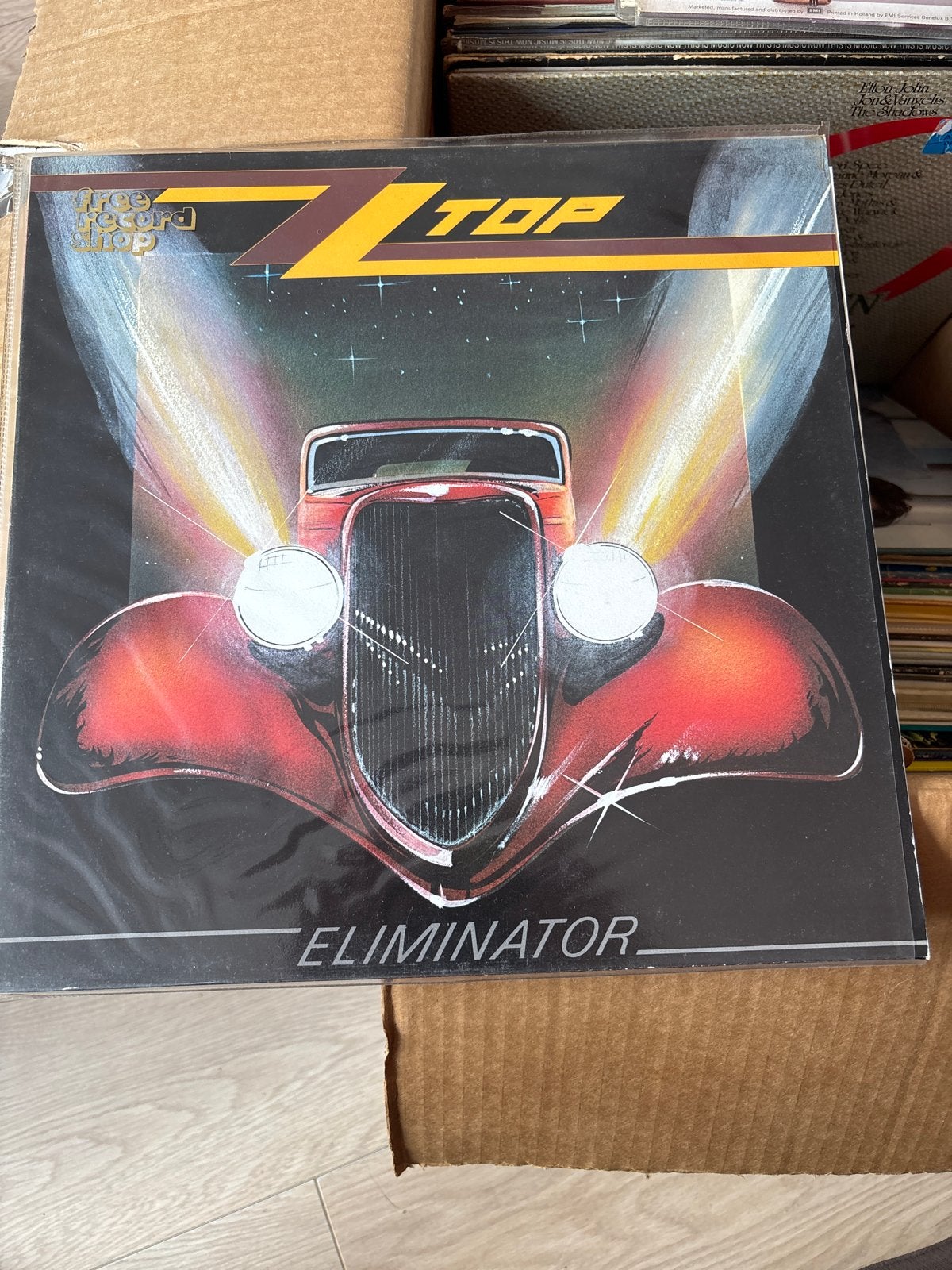 ZZ Top - Eliminator LP (Rock, 1983), LP, Gebruikt, Hard Rock, Ophalen of Verzenden