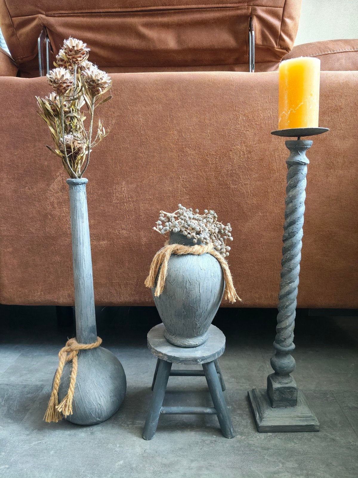 Vensterbank set, Huis en Inrichting, Woonaccessoires | Vazen, Ophalen of Verzenden, Overige kleuren, Glas, Minder dan 50 cm
