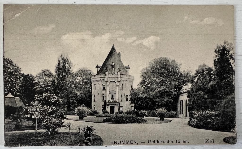 Oude Ansichtkaart - Brummen - Geldersche toren, Ophalen of Verzenden, Voor 1920, Ongelopen, Gelderland