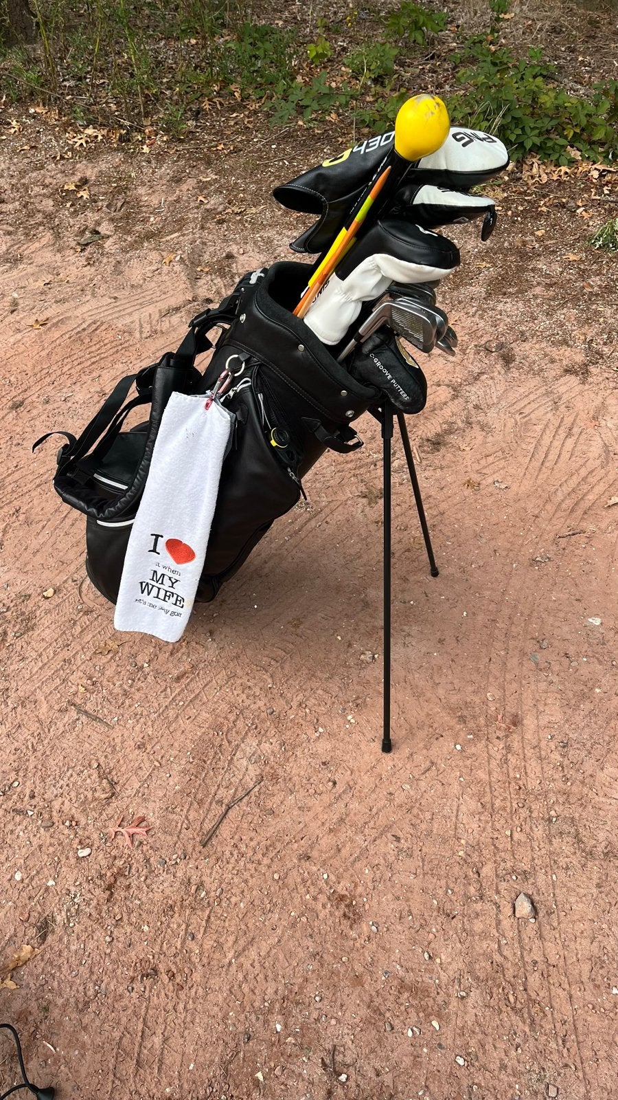 Foto 7 van BigMax JoeJo Full Grain Lederen Golftas 9x7 inch- Hybride