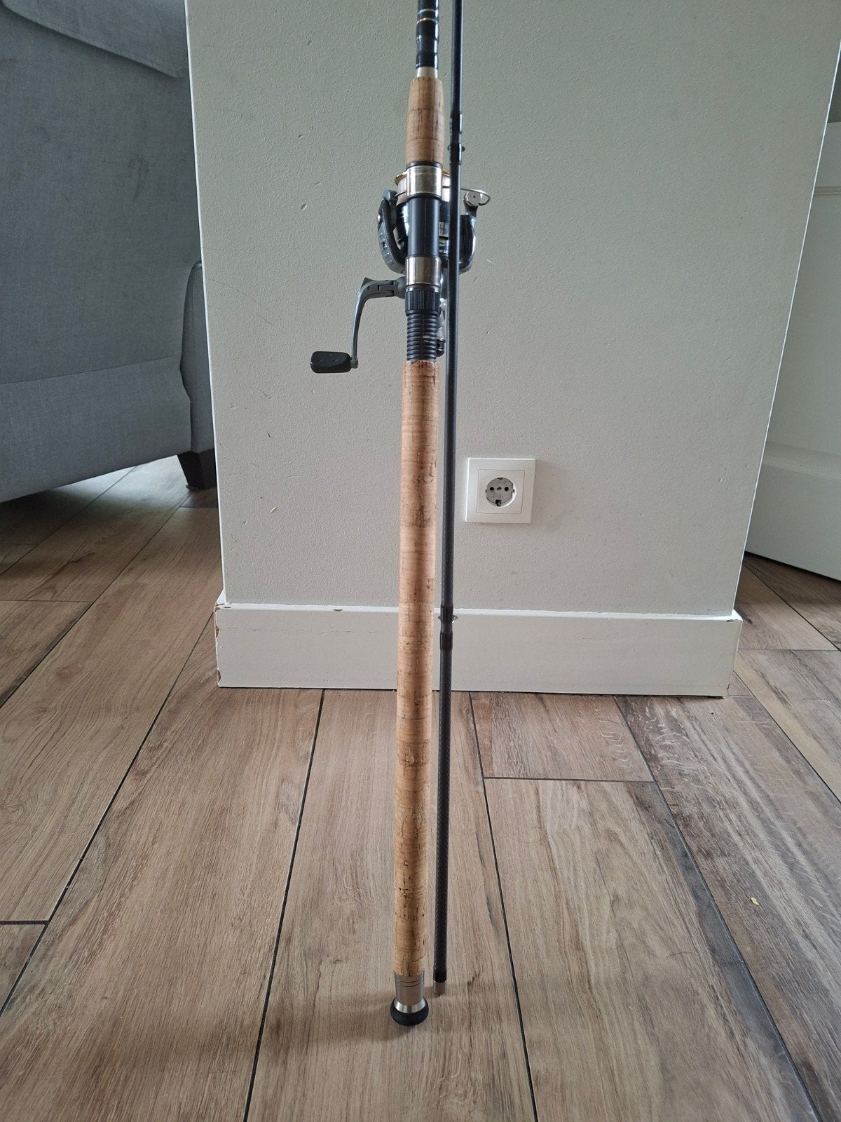 penhengel incl molen.  13ft 1.25/1.5lb ultimate cormoran, Ophalen, Molen