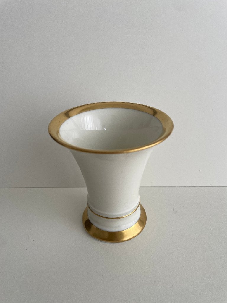 Vintage Fürstenberg porseleinen vaasje (8 cm) – Topstaat!, Antiek en Kunst, Ophalen of Verzenden
