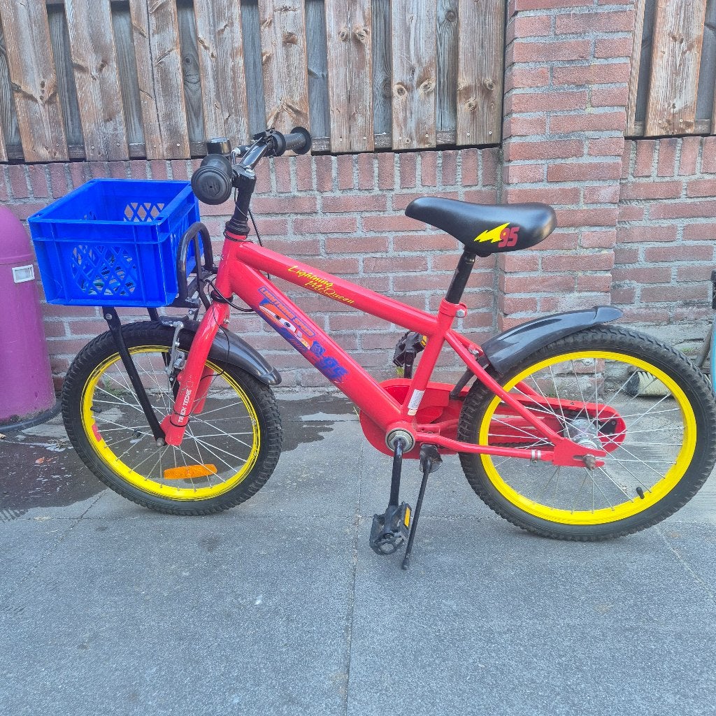 18 inch Kinder fiets, Ophalen, Gebruikt, Terugtraprem, 16 tot 20 inch