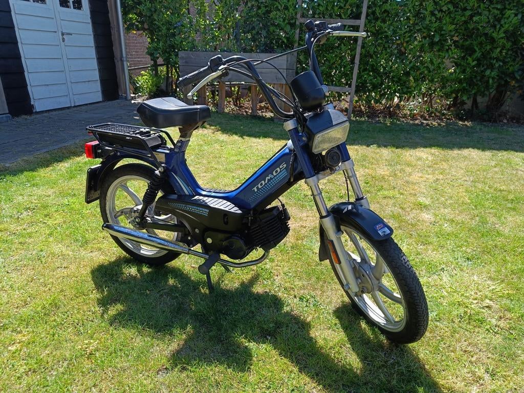 Tomos Standard snorfiets - Blauw kenteken, Fietsen en Brommers, Brommers | Tomos, Ophalen, Gebruikt, Standard, Maximaal 25 km/u