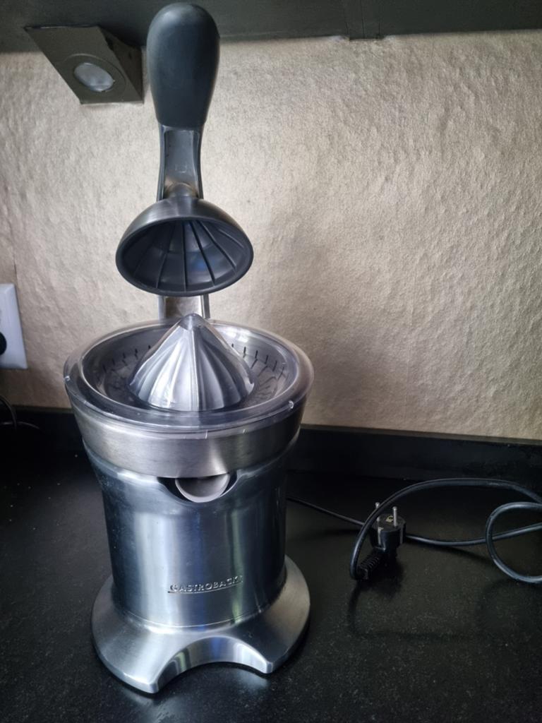 Gastroback Sapcentrifuge - Krachtige Citruspers, Witgoed en Apparatuur, Juicers, Ophalen of Verzenden, Sapcentrifuge