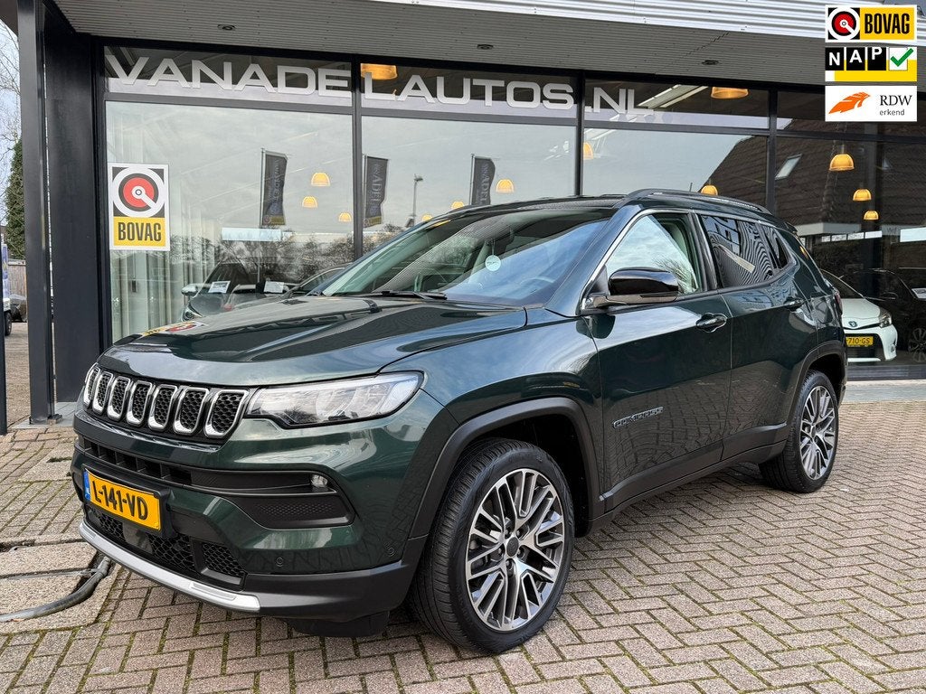 Jeep Compass 4xe 190 Plug-in Hybrid Electric Limited 1e Eig., Auto's, Jeep, Automaat, 4 cilinders, Bedrijf, Vierwielaandrijving