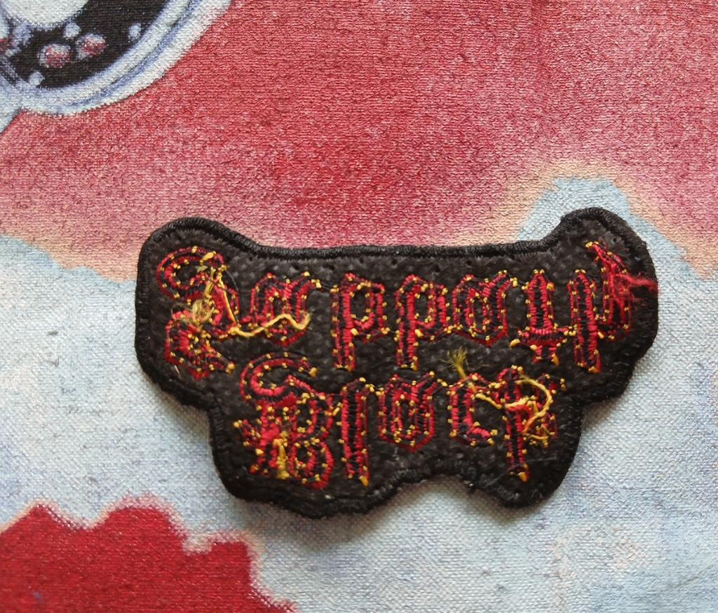 Black Sabbath embroidered vintage logo patch nn59, Verzenden, Gebruikt, Kleding
