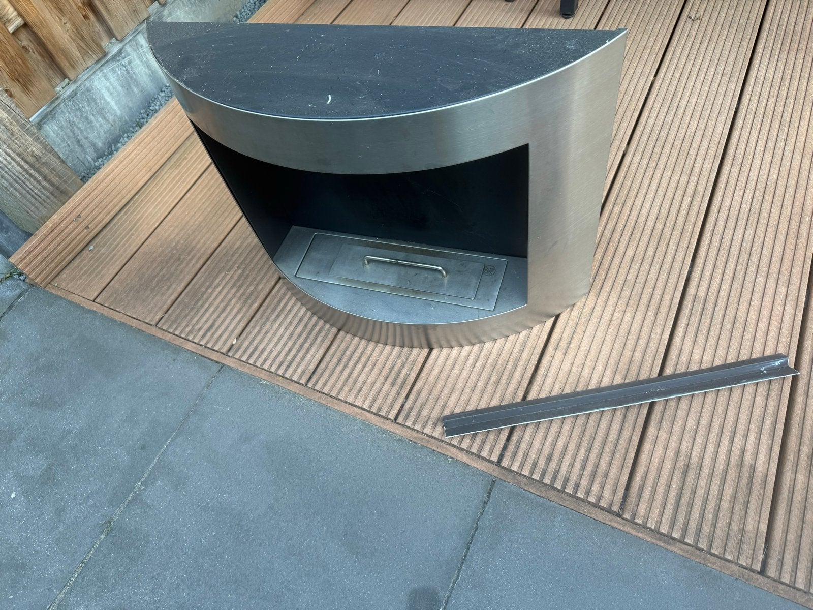 Stijlvolle Bio Ethanol Haard - Vrijstaand Design, Huis en Inrichting, Haarden, Ophalen, Gebruikt, Vrijstaande haard, Overige soorten