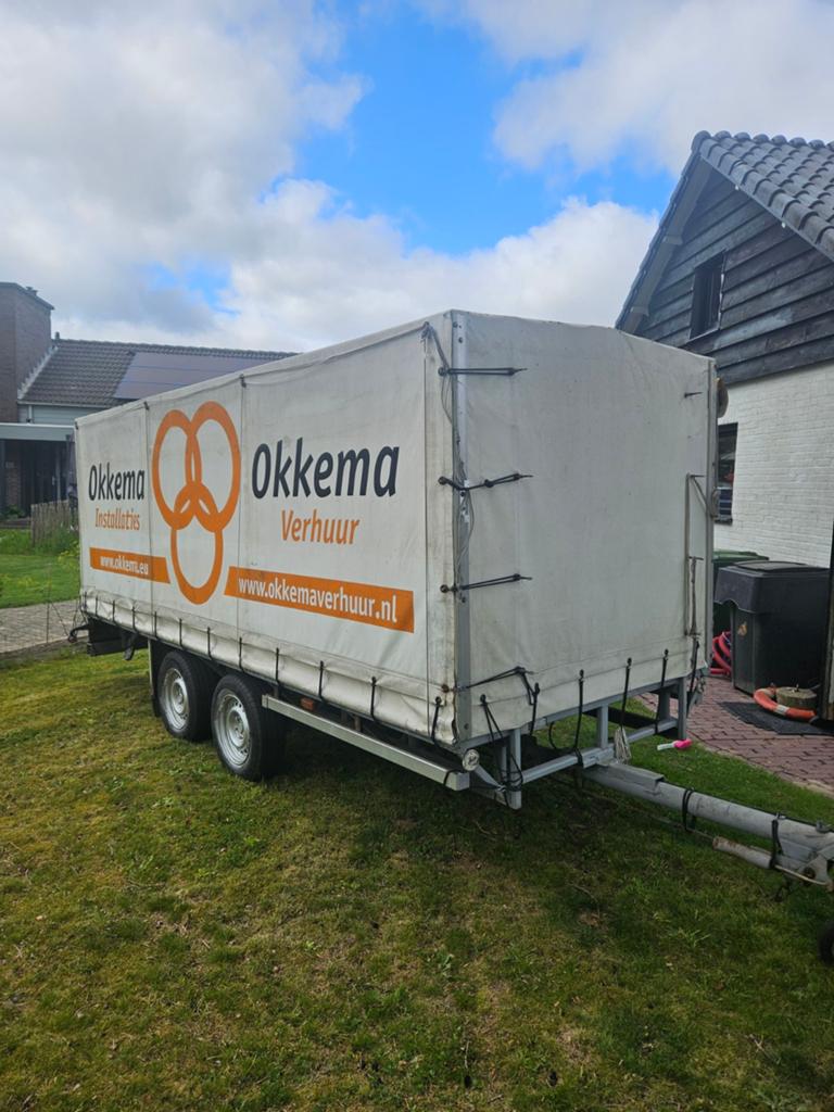 Aanhangwagen met Huif - Dubbelasser, Ophalen of Verzenden