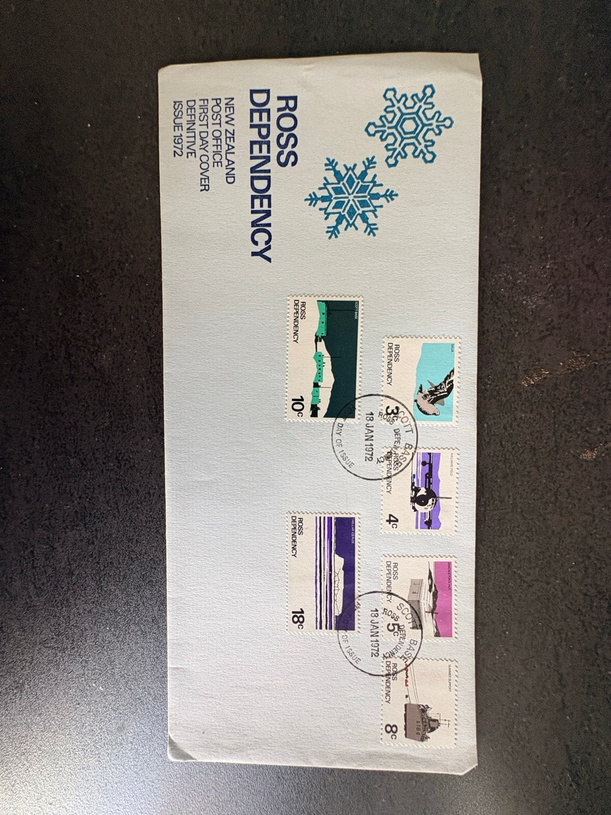FDC Nieuw-Zeeland Ross Dependency 1972 - Mint conditie, Ophalen of Verzenden, Postfris