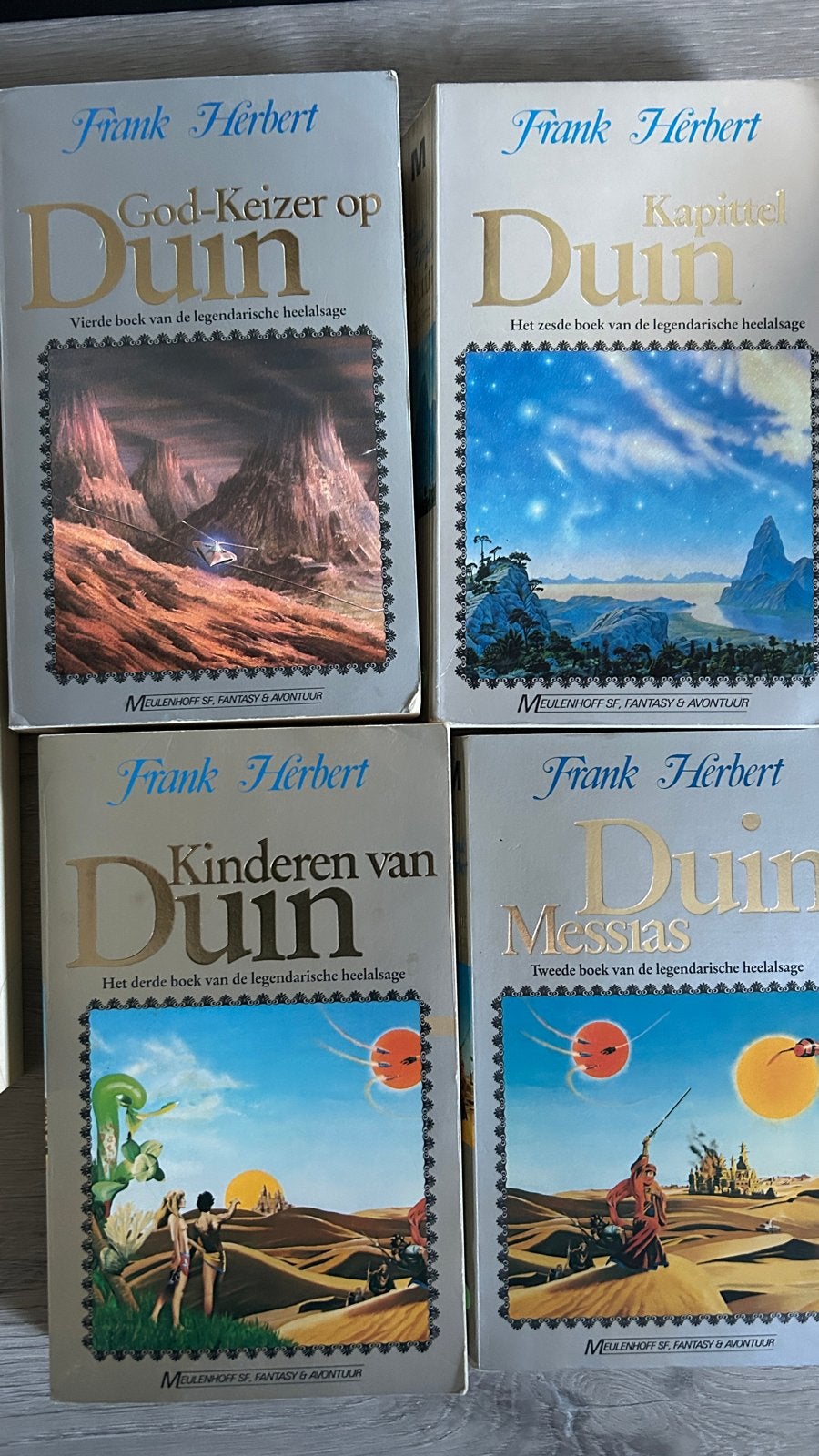 4 boeken Duin - Frank Herbert (God-Keizer, Kapittel, Kindere, Ophalen of Verzenden, Gelezen
