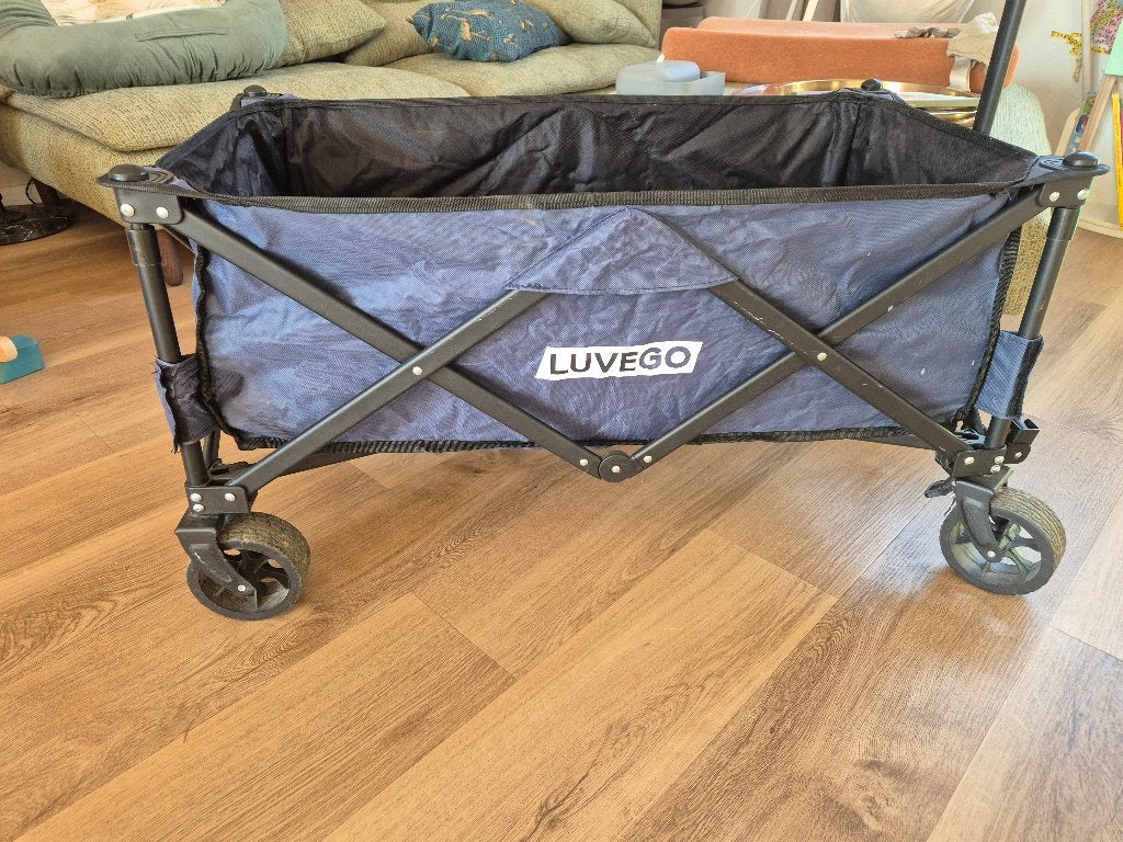 Opvouwbare bolderkar van Luvego, Ophalen, Opvouwbaar, Gebruikt
