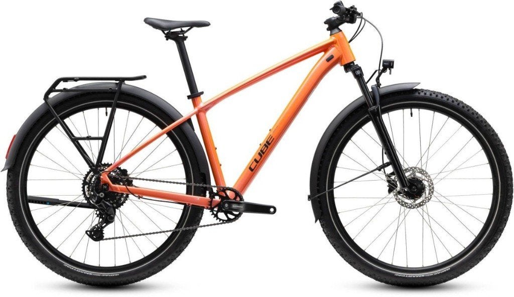 Cube Aim One FE Maat XS Salmon  Black, Ophalen, Nieuw, 26 inch of meer, Handrem
