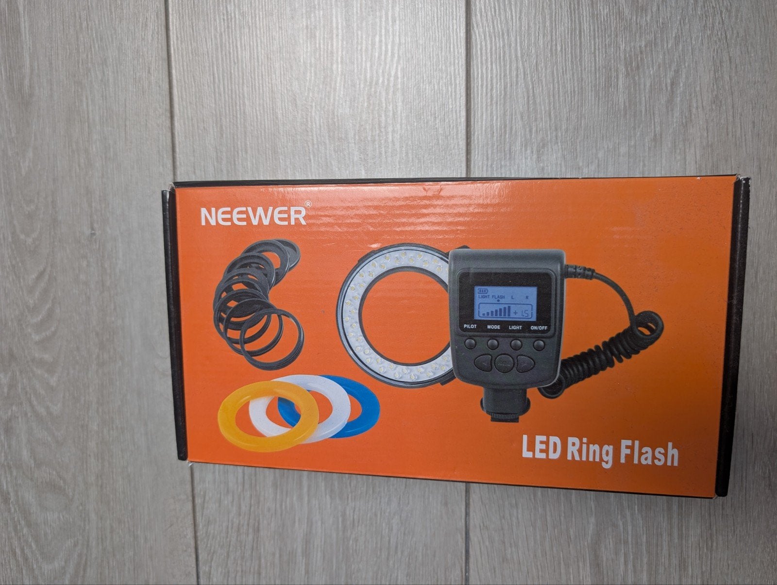 Neewer LED Ringflitser voor Macrofotografie, Ophalen, Zo goed als nieuw, Overige merken