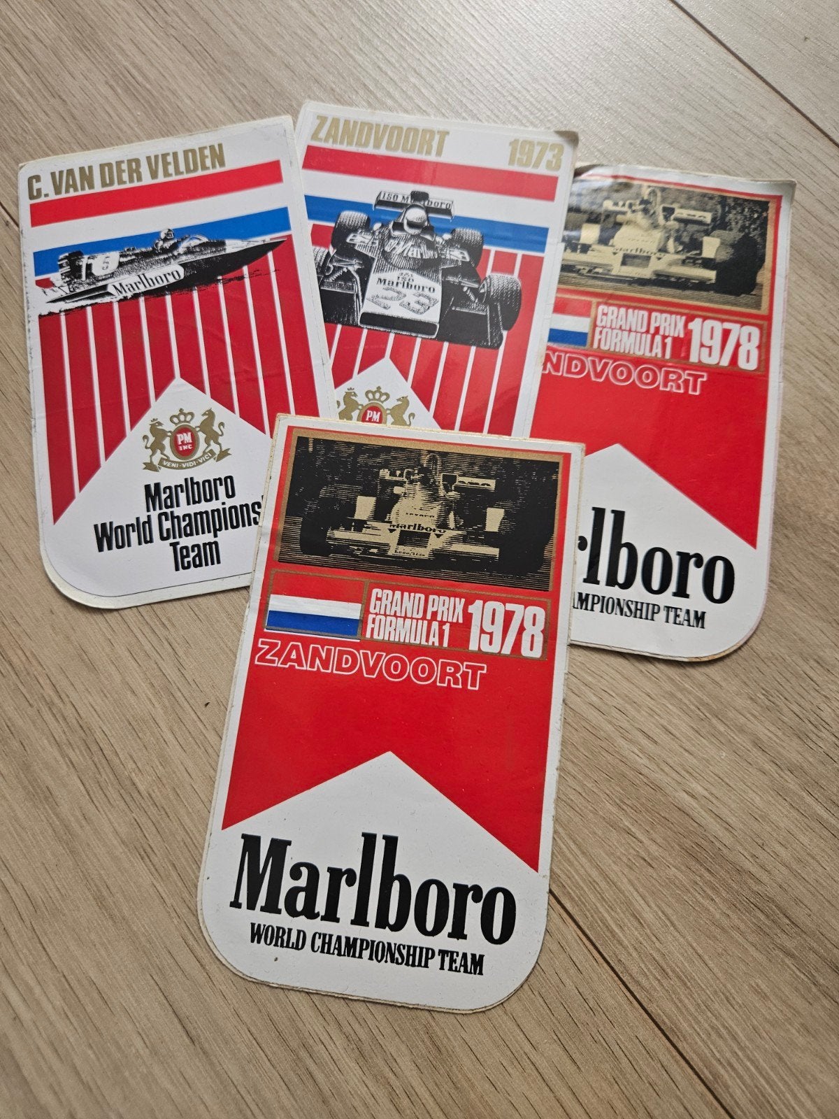 Marlboro Formule stickers, Ophalen of Verzenden, Zo goed als nieuw