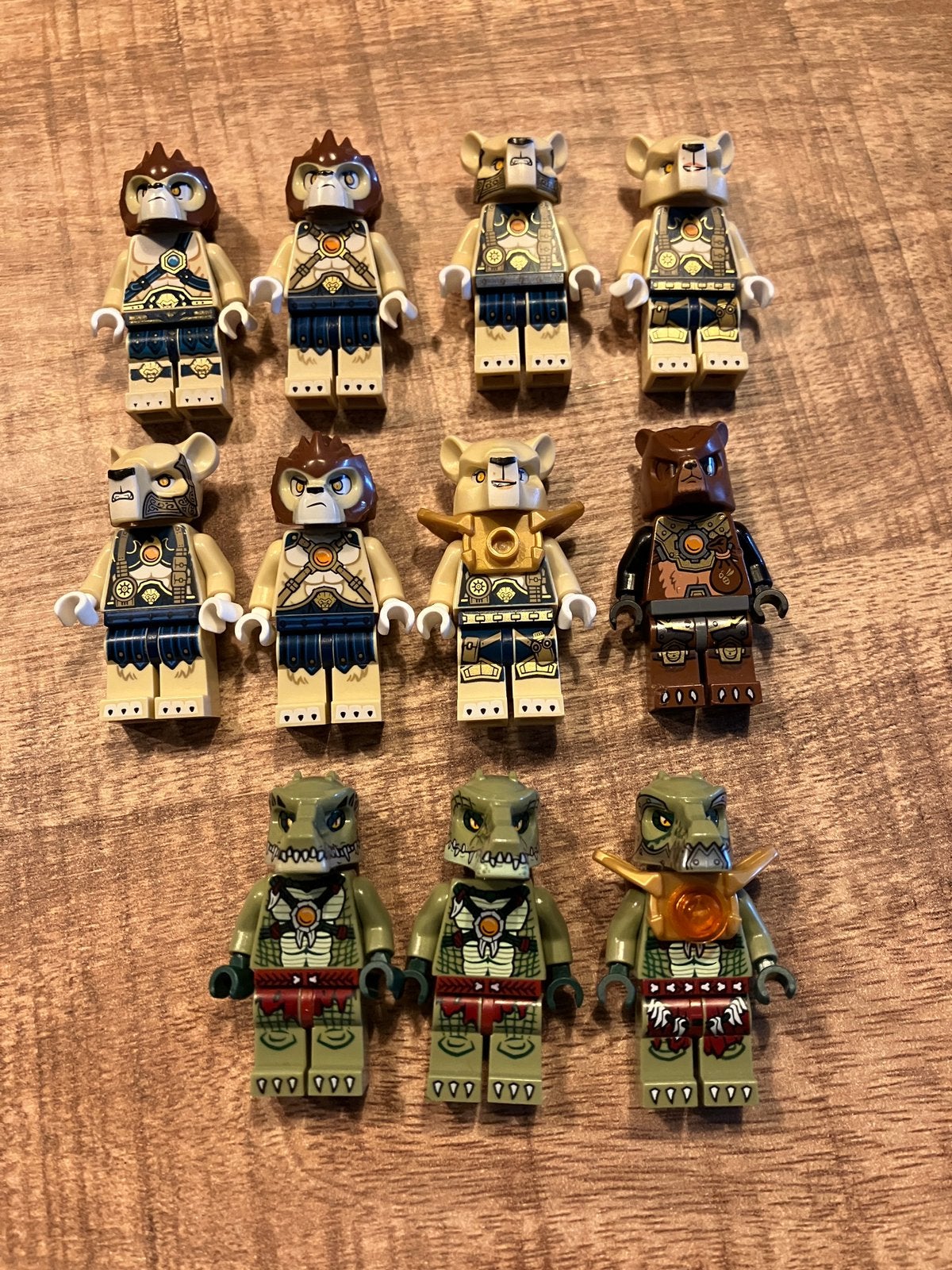 11x lego minifig chima, Ophalen, Inclusief minifiguren, Lego, Zo goed als nieuw
