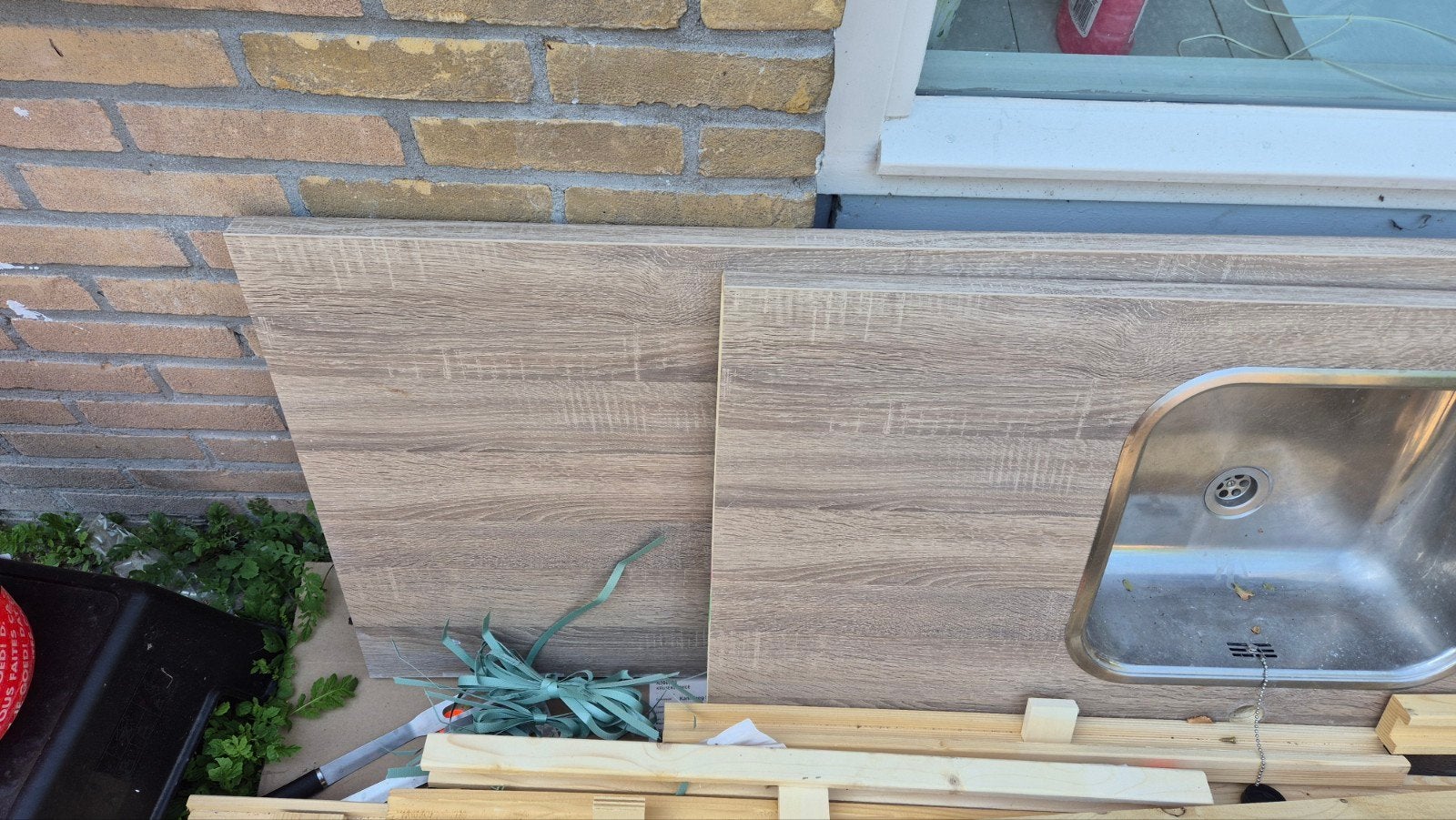 gratis keukenblad, Ophalen, Bruin, Nieuw, 200 cm of meer