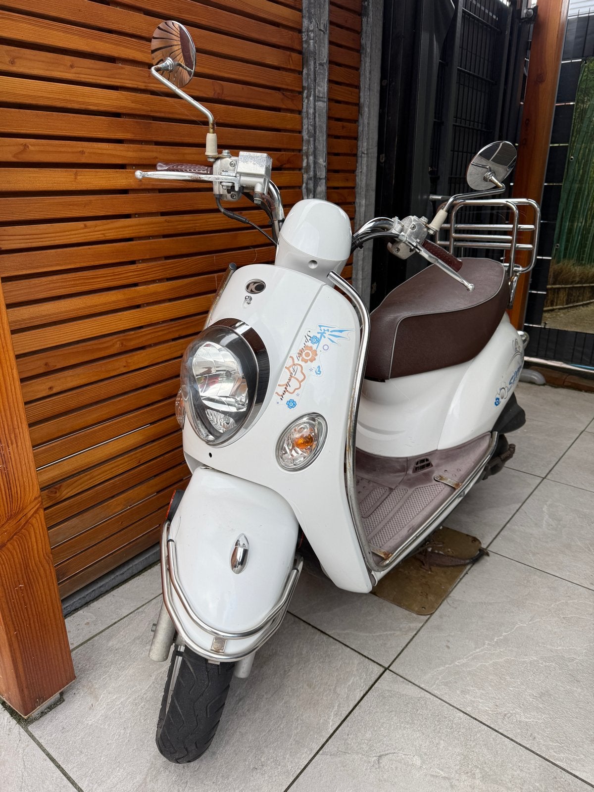 Kymco Sento Scooter uit 2010 - Wit/Bruin, Goede Staat, Ophalen, Gebruikt, Overige modellen, Benzine
