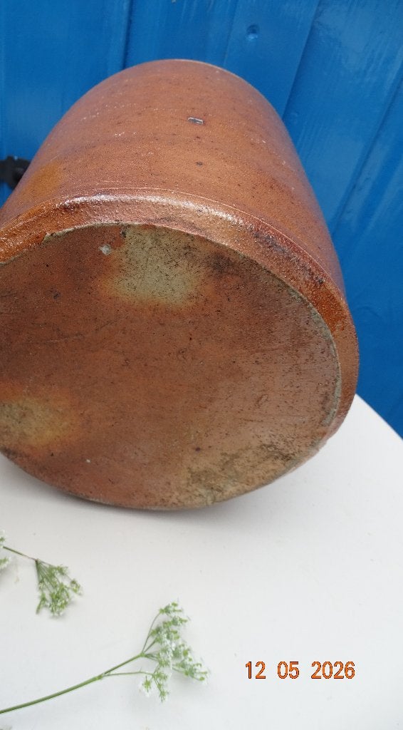 ANTIEKE GROTE KRUMEICH INMAAKPOT STEENGOED-BROCANTE, Ophalen of Verzenden