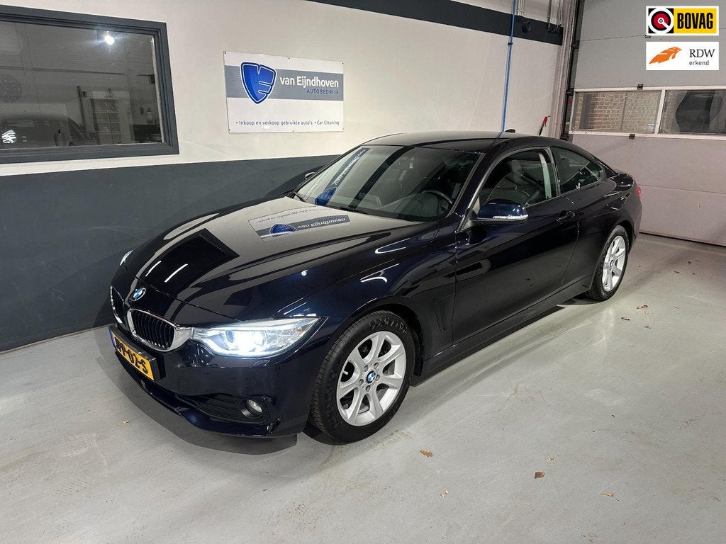 BMW 4-serie Coupé 420i Executive AUTOMAAT|Xenon, Auto's, BMW, Automaat, Gebruikt, 4 stoelen, Zwart