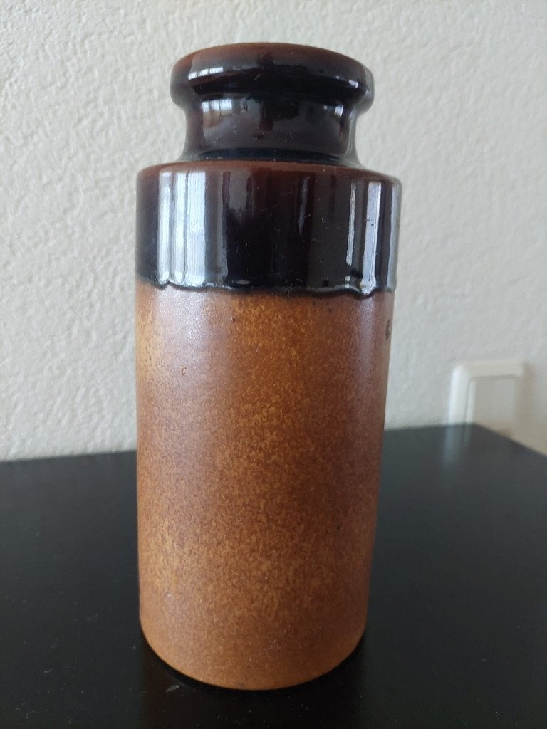 Vaas w.Germany 22cm., Ophalen, Zo goed als nieuw, 22 cm, Steen/keramiek