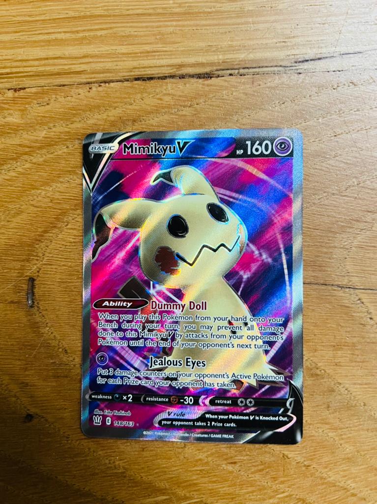 Mimikyu pokémon kaart, Ophalen, Zo goed als nieuw