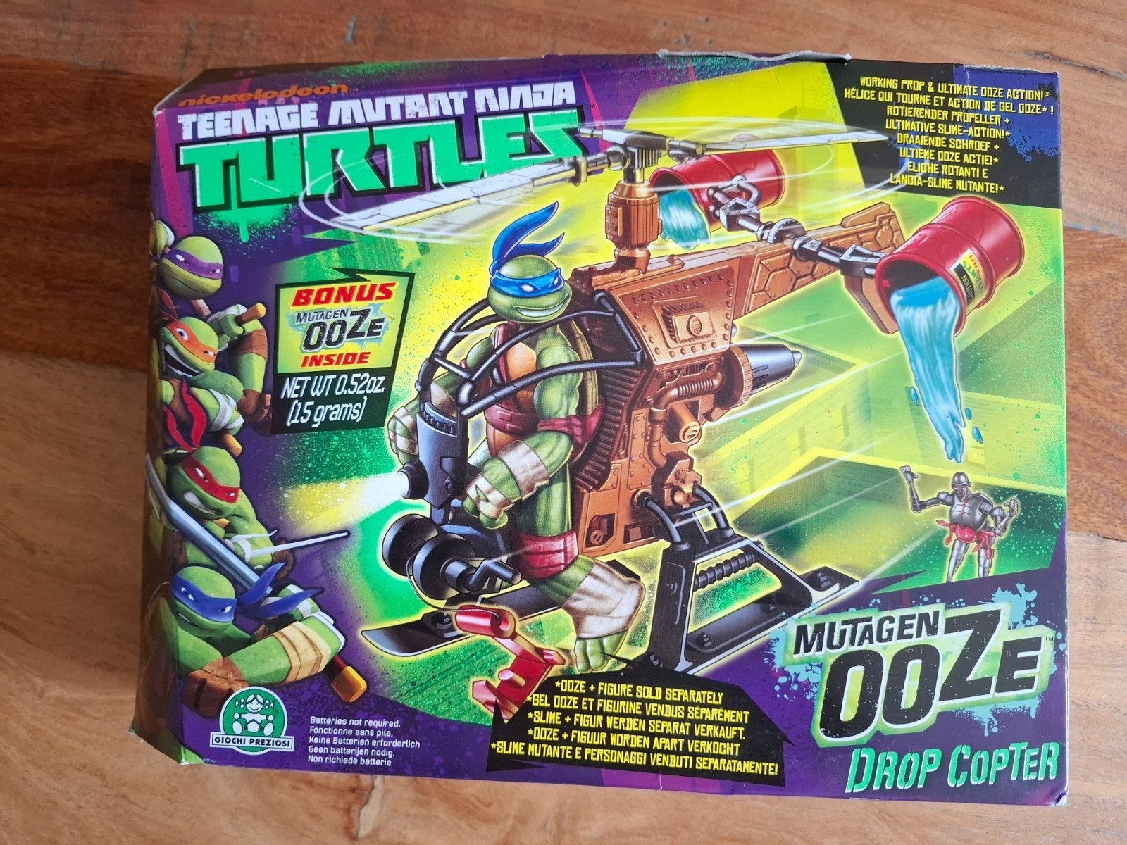 TMNT NickelodeonMutagen Ooze Drop Copter - Nieuw in doos, Ophalen of Verzenden, Nieuw, Jongen of Meisje