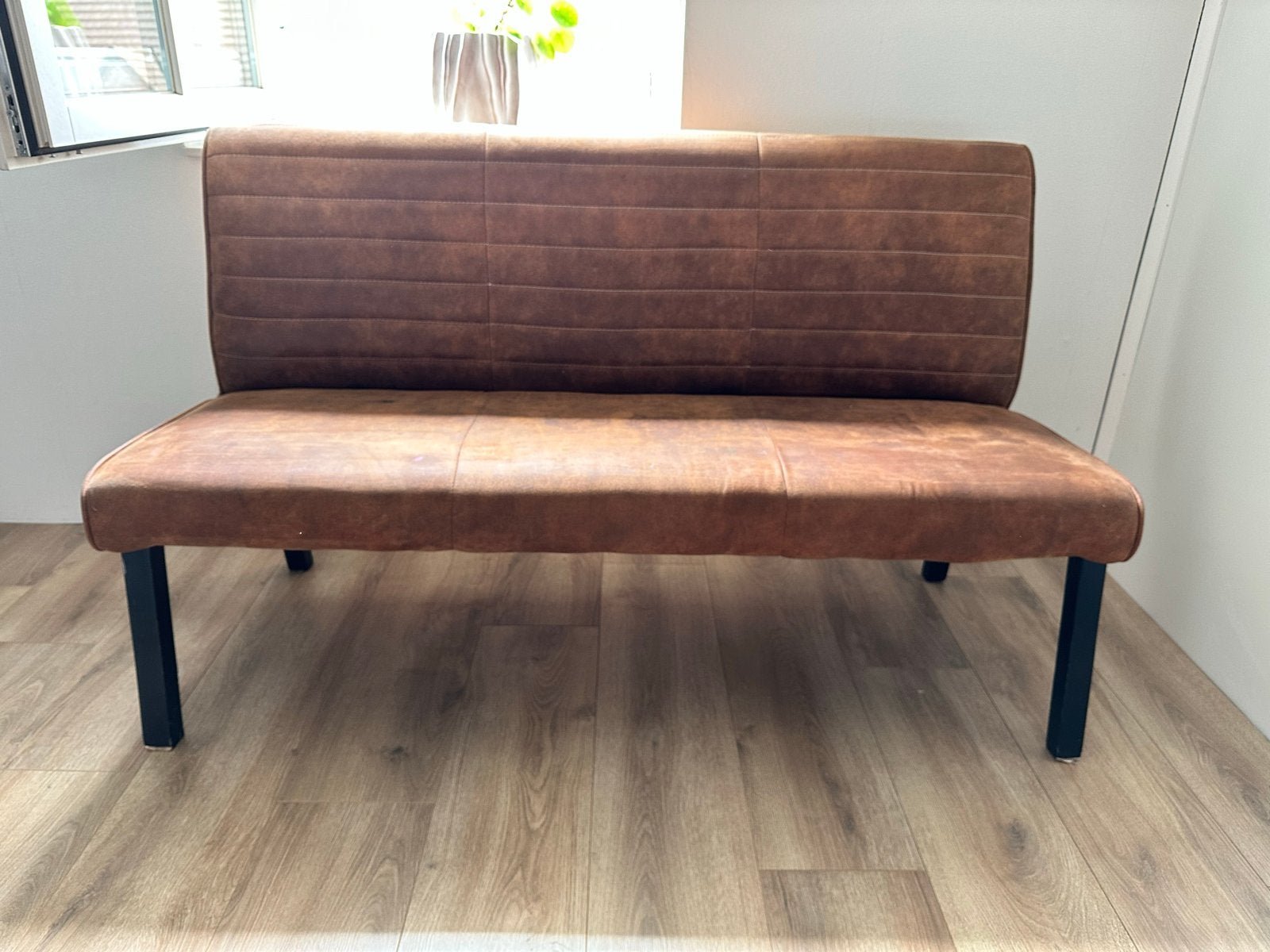 Eettafel bank (HACO) - 155cm breed, Ophalen, Gebruikt, Minder dan 75 cm, 150 tot 200 cm
