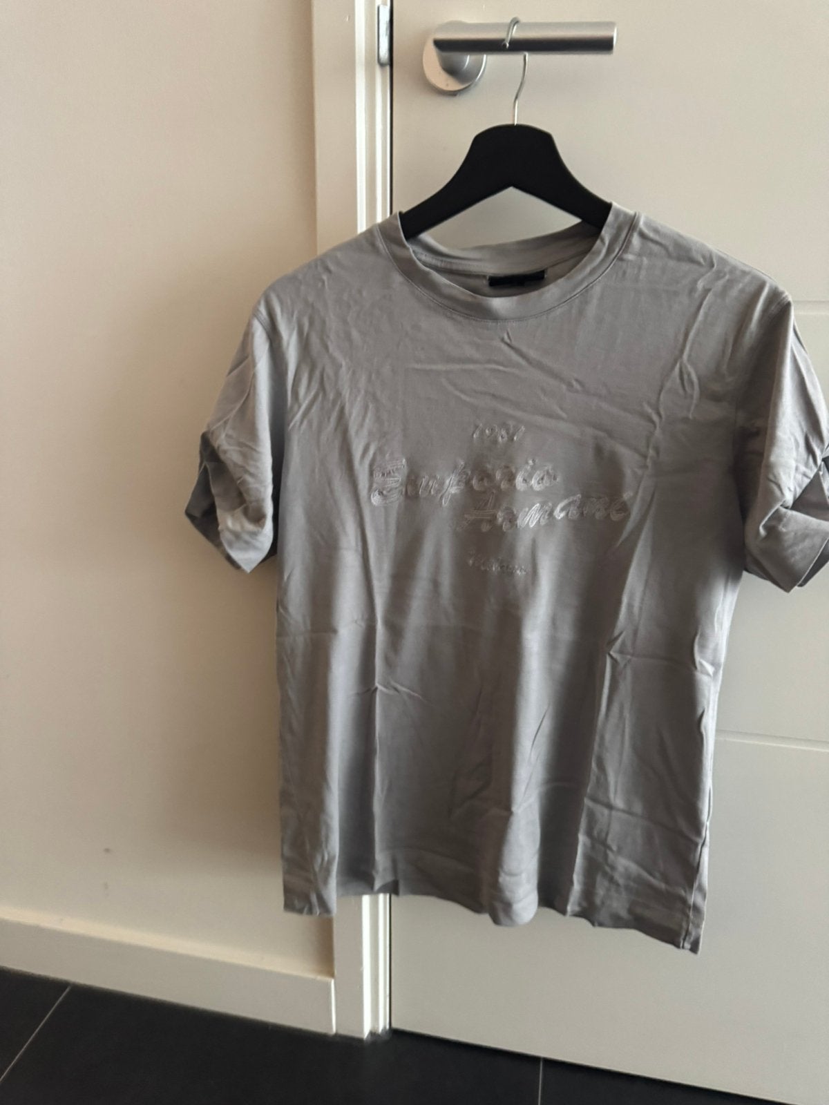 Armani shirt, Ophalen of Verzenden, Zo goed als nieuw, Zwart