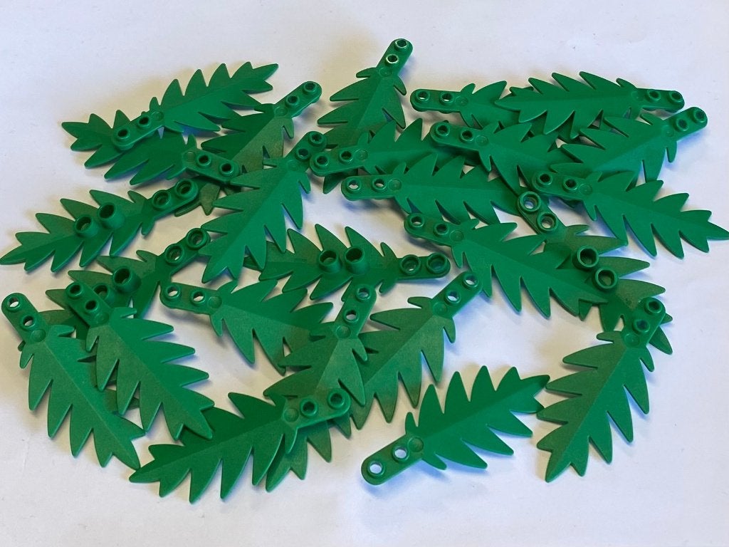 Partij 25x nieuwe Lego palm bladeren in diverse kleuren, Overige thema's, Lego, Nieuw, Ophalen of Verzenden