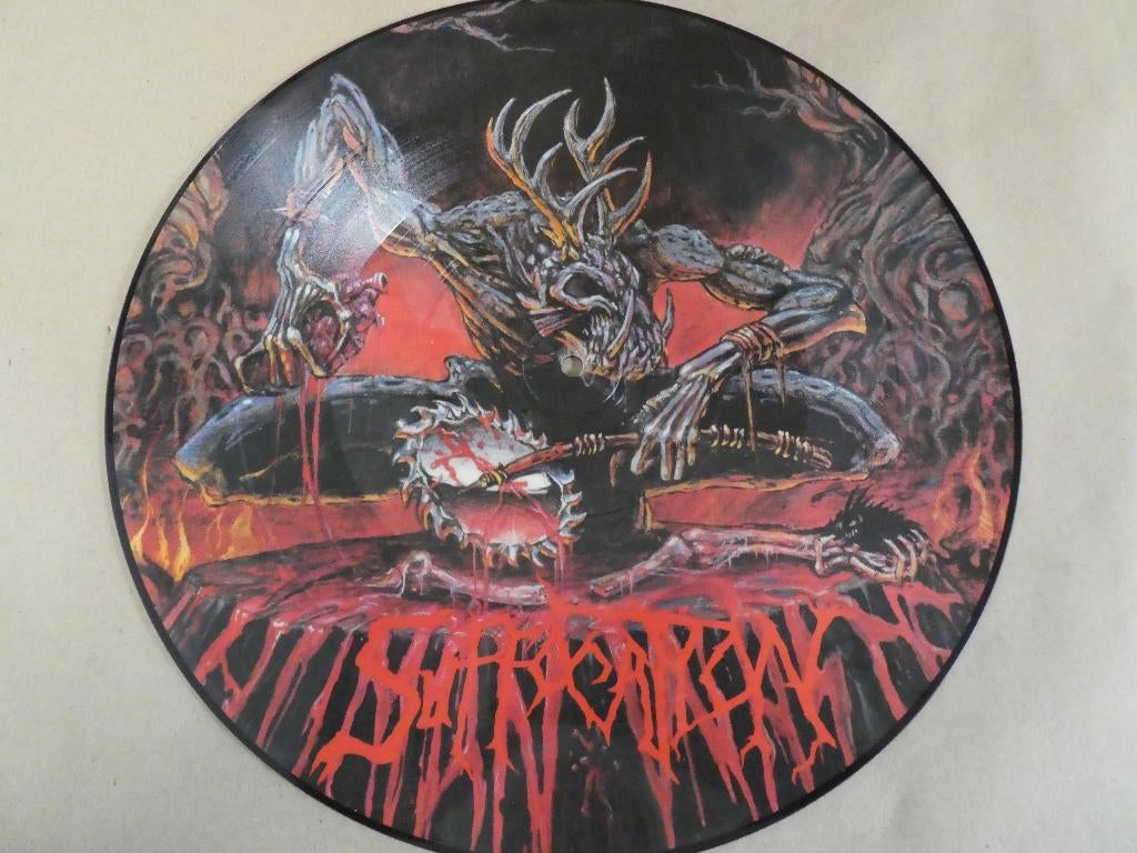 Suffocation – Human Waste pic-lp (1991), Picture disc, Verzenden, Zo goed als nieuw