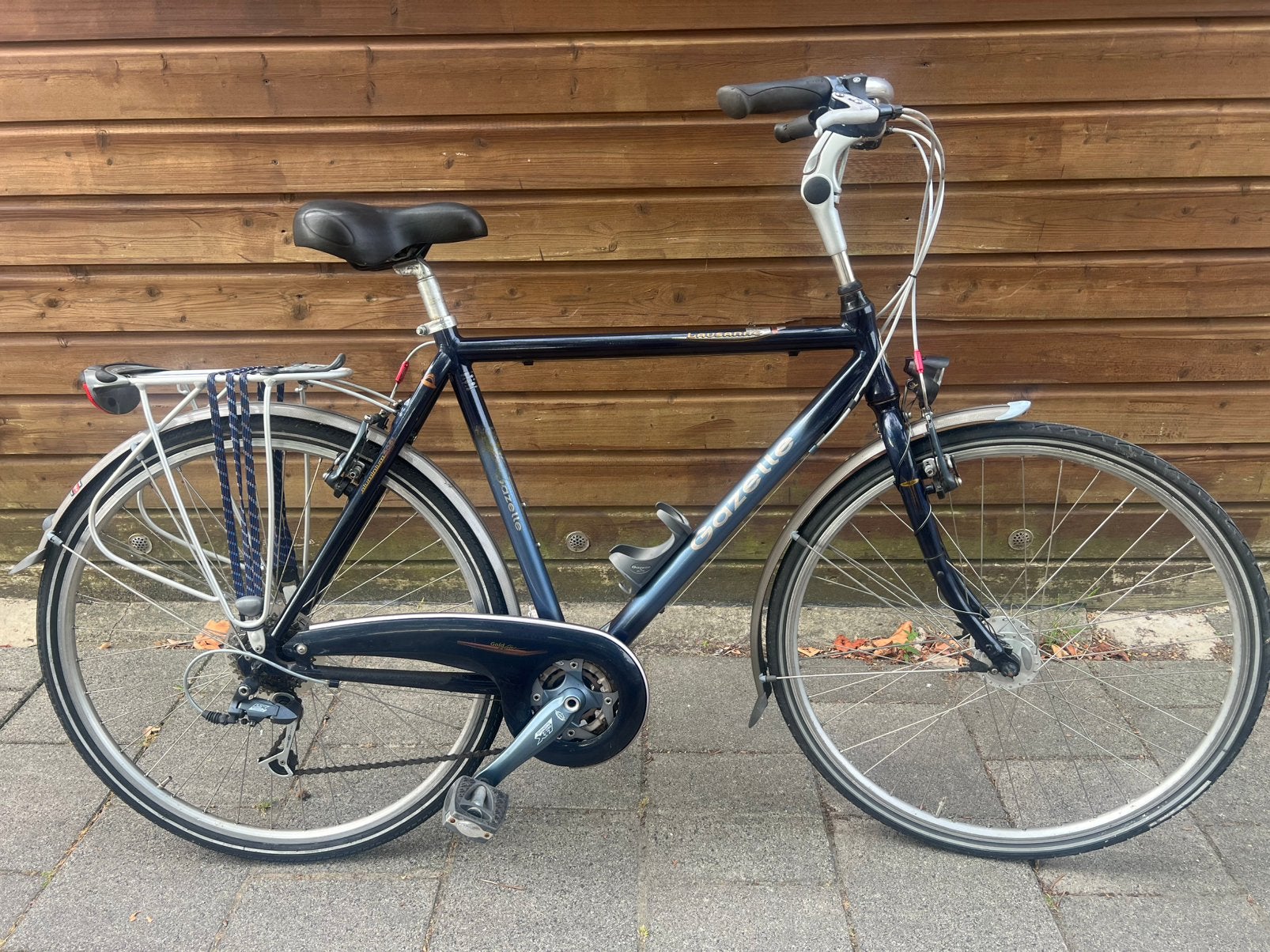 Gazelle Lausanne gold edition, Fietsen en Brommers, Fietsen | Heren | Herenfietsen, Ophalen, Versnellingen, Zo goed als nieuw