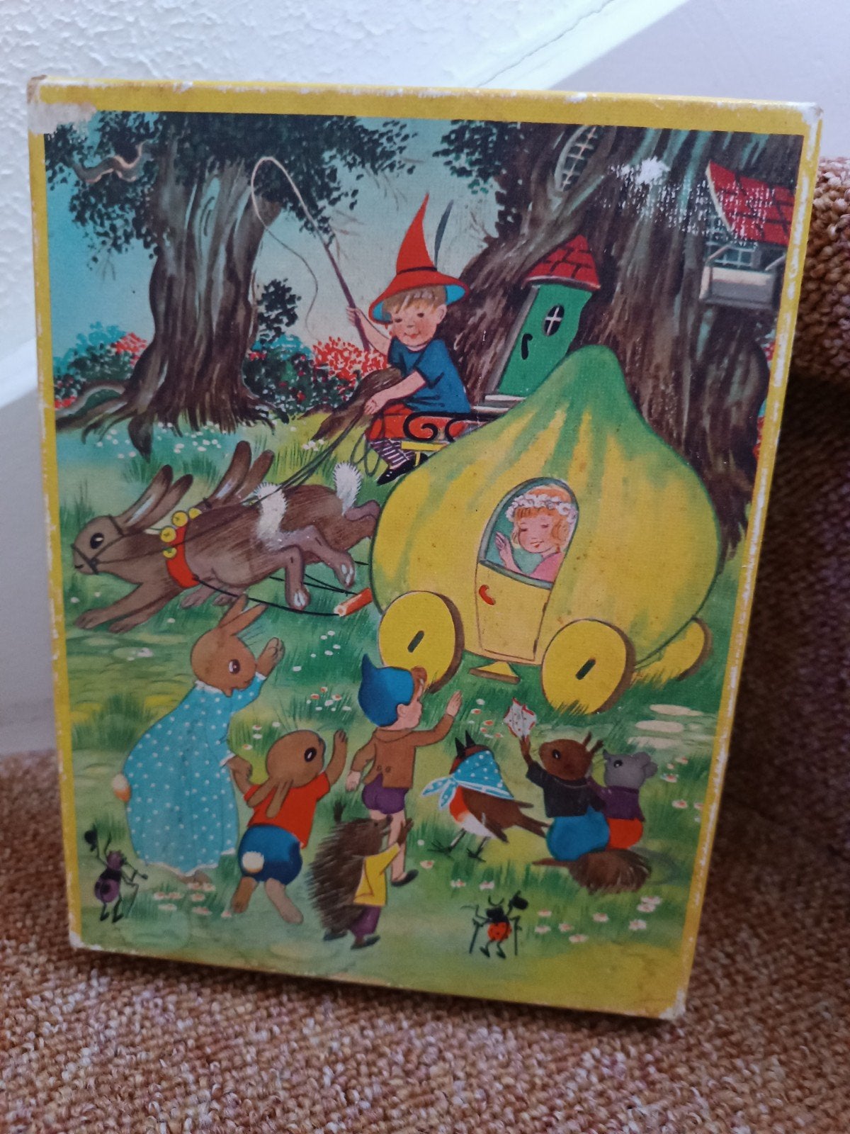 Houten kinder puzzel, Ophalen of Verzenden
